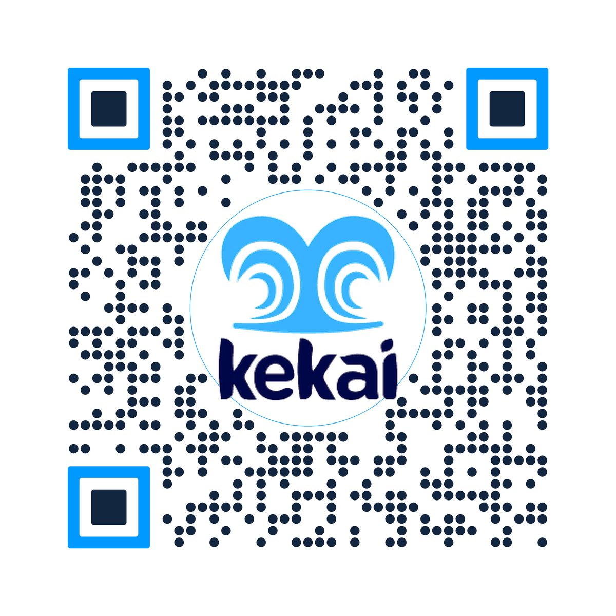 QR vers la demo, aux couleurs de Kekai Surf House